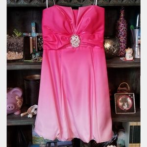 NWT Betsy & Adam Dress- Pink Ombre, Size 8